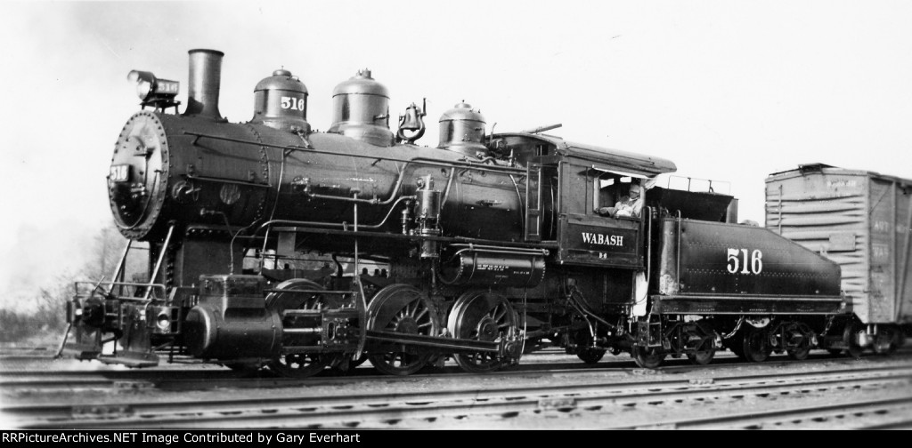 WAB 0-6-0 #516 - Wabash RR